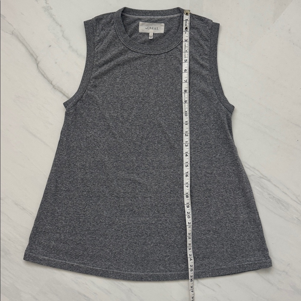 EUC The Great Tank Top Heather Grey Size 1 Small - Picture 3 of 5